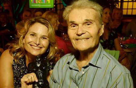 Fred Willard and her daughter, Hope